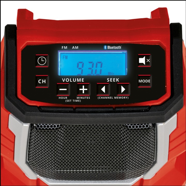 EINHELL Site radio with Bluetooth, without battery or