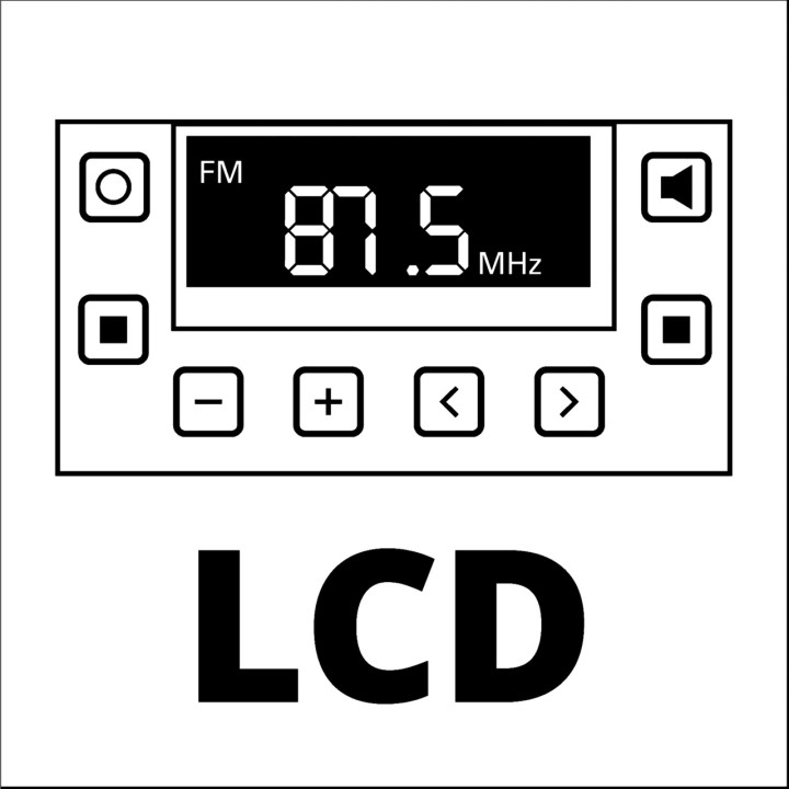 EINHELL Site radio with Bluetooth, without battery or