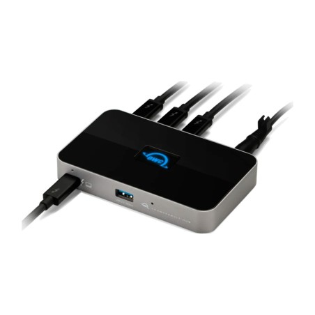 hub di porte per laptop con alimentatore thunderbolt-4 40gbps