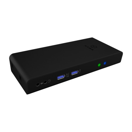 docking station usb-a per due monitor full hd con audio ib-dk2251ac 3.2 gen2 3,5 mm