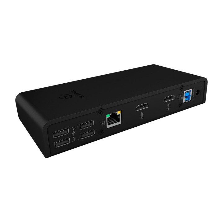 ICY BOX USB-A-Dockingstation für zwei Full-HD-Monitore mit