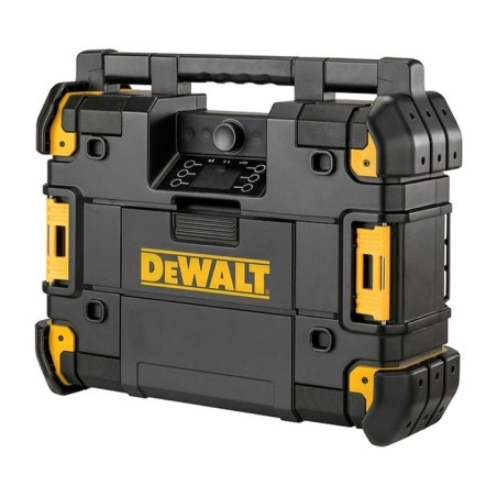 radio da cantiere impilabile con bluetooth, alimentazione da rete o a batteria (non inclusa) tstak dwst1-81078-am/fm