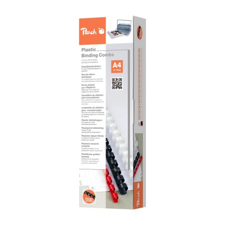 kunststoff-bindekämme pb408-02 8mm a4 100 uds