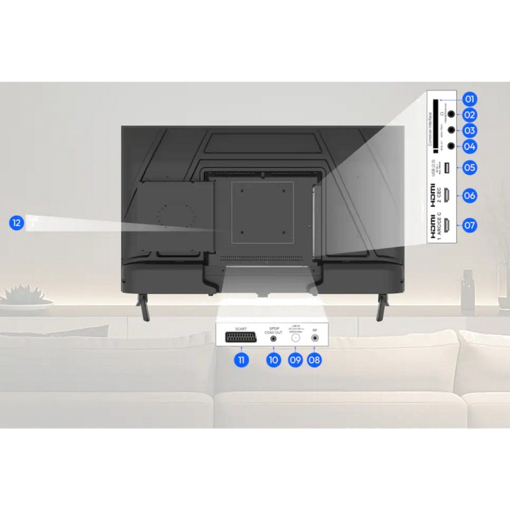 MEDION 40-inch Full HD LED TV with DVD player LIFE MD 840003