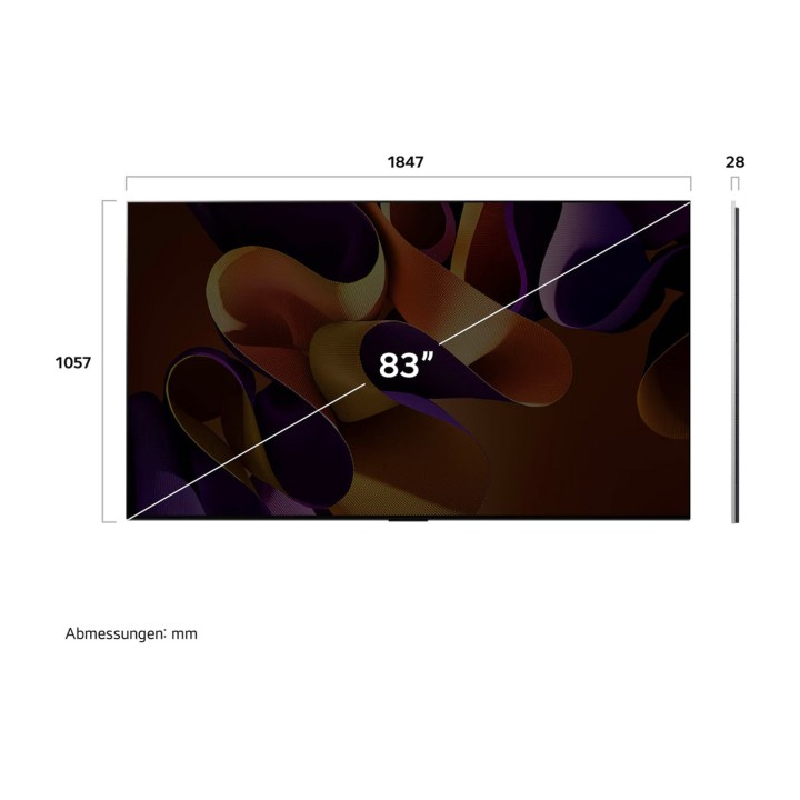 LG Téléviseur OLED connecté TV 4K EVO G4 OLED83G48LW 83"