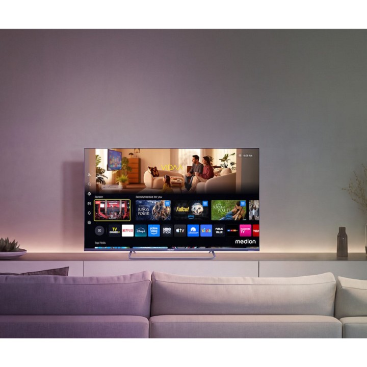 MEDION Smart TV QLED da 43 pollici LIFE MD 843602 4K-UHD