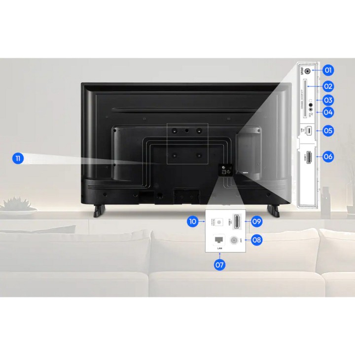 MEDION Téléviseur intelligent LED Full HD de 32 pouces avec