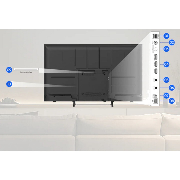 MEDION 55-inch QLED Smart TV LIFE MD 855602 4K-UHD 100225898
