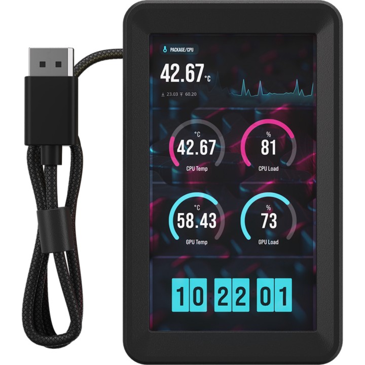 CORSAIR Modulo display LCD da 5 pollici per raffreddamento a