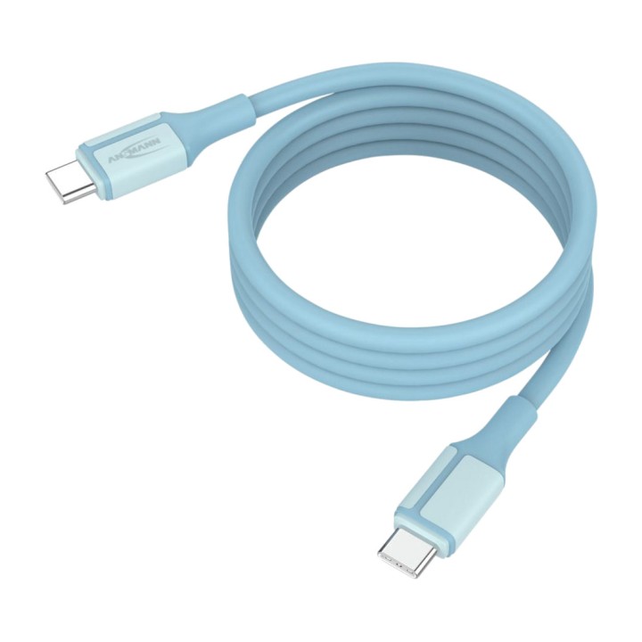 ANSMANN Cavo magnetico in silicone con connettori USB-C a