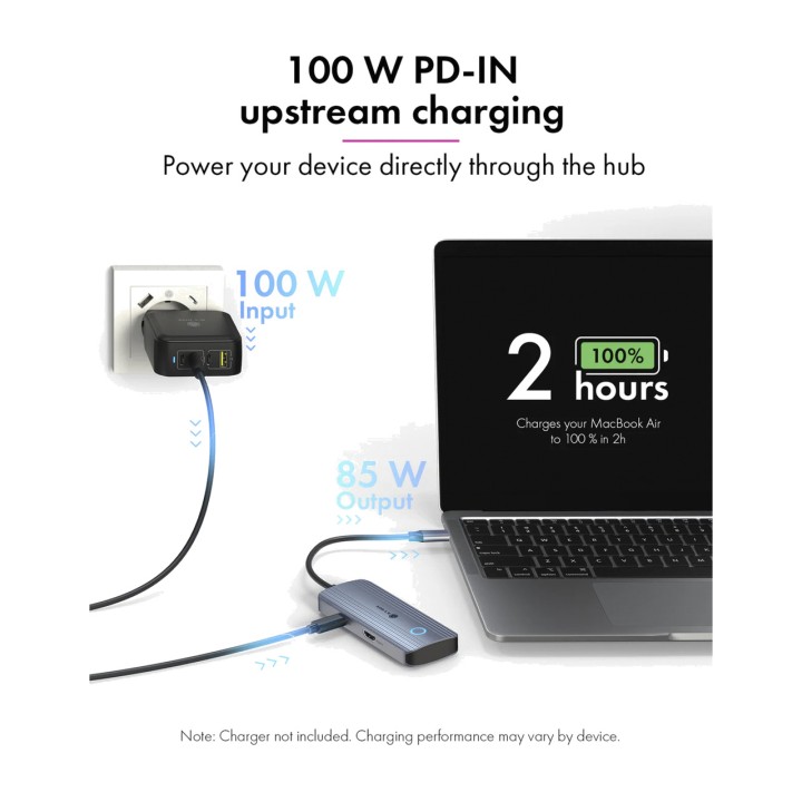 ICY BOX 5-in-1-USB-C-Dockingstation für den mobilen Einsatz