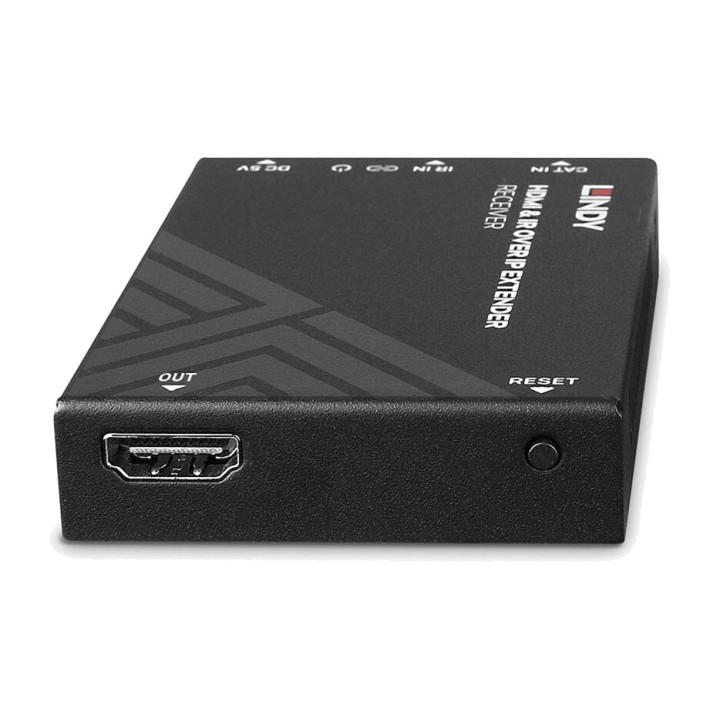LINDY Receptor adicional HDMI e infrarrojos sobre IP 1080P