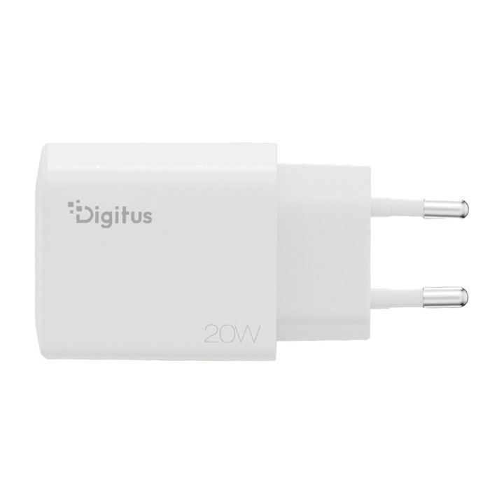 DIGITUS Dual-port USB wall charger 20W 1C+1A DA-10300