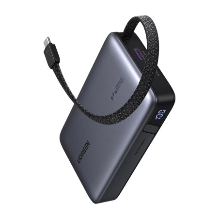 schnelllade-powerbank mit integriertem usb-c-kabel nexode-20000mah 67w