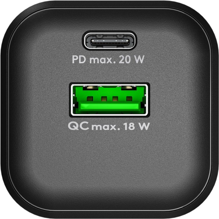GOOBAY Cargador rápido de pared GaN con puertos USB-C