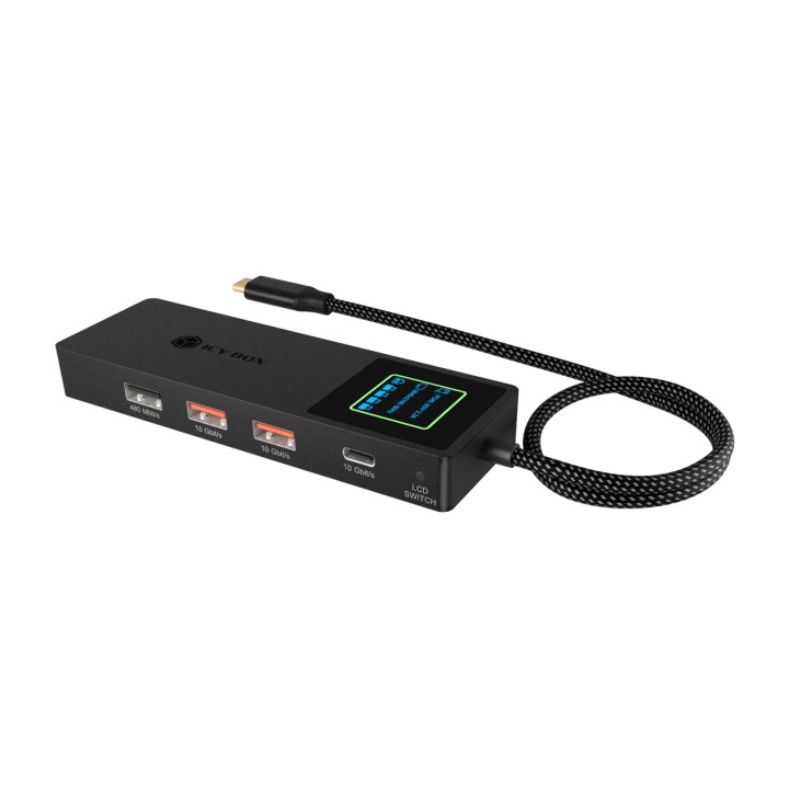 ICY BOX Station d’accueil USB-C compacte avec réseau et HDMI