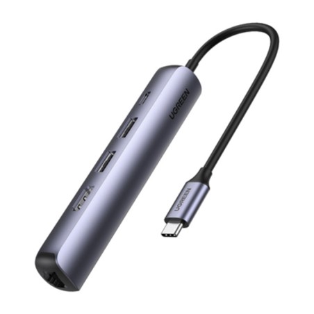 hub usb-c con hdmi, red y carga pd 100 w 10919 5gbps