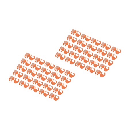 clips de colores para identificar latiguillos de red ethernet 100 uds