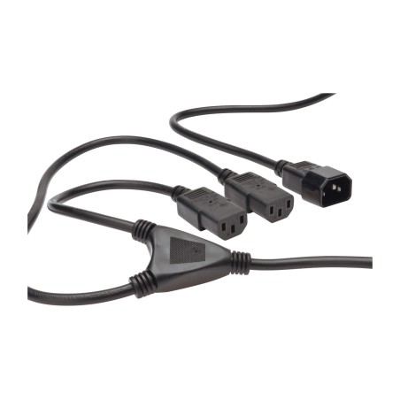 cable de alimentación en y de conector c14 a dos c13 170 cm ak-440400-017-s
