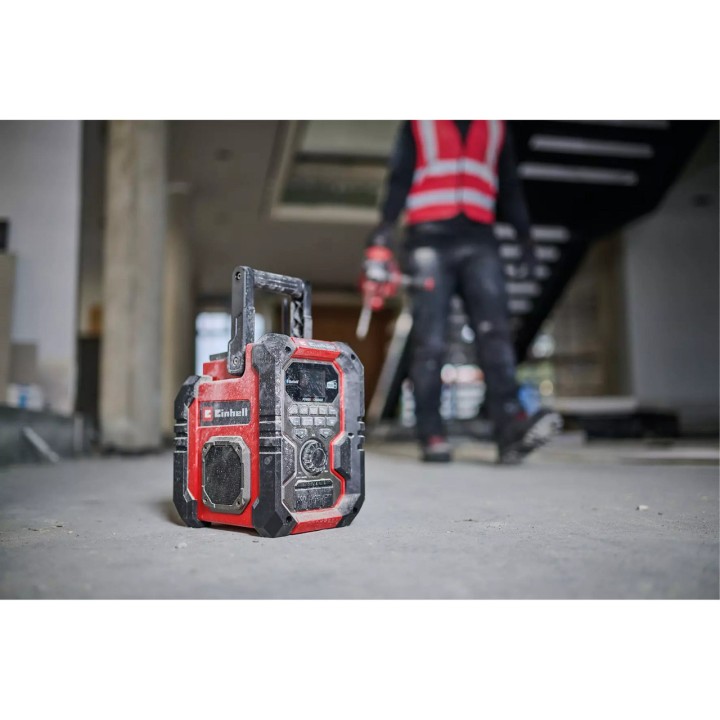 EINHELL Radio digital de obra con Bluetooth sin batería ni