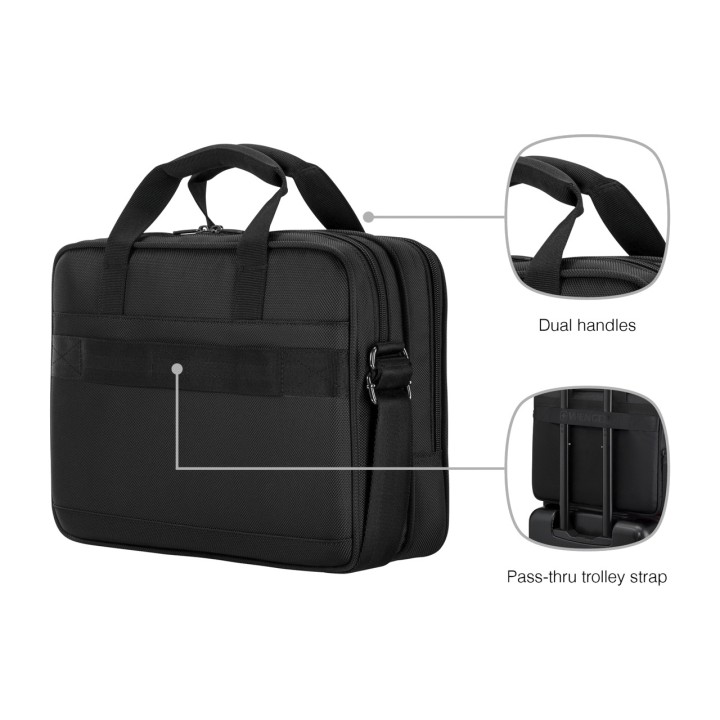 WENGER Sacoche pour ordinateur portable avec sangle trolley