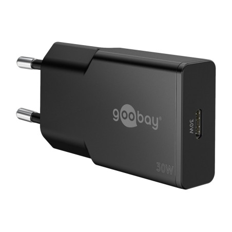 cargador rápido de pared usb-c gan extraplano pd slim-30w