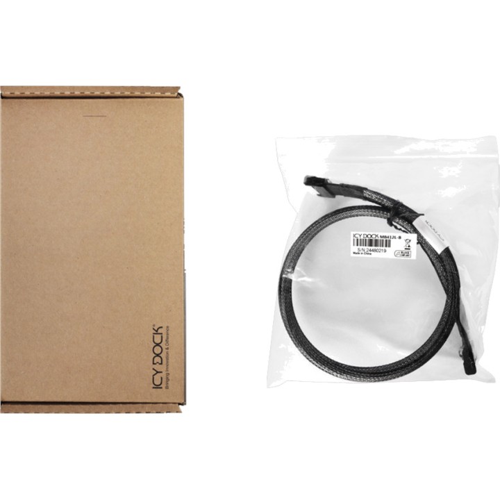 ICY DOCK Internal dual-connector MCIO cable for NVMe SSD X8