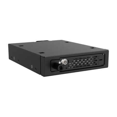 bastidor extraíble blindado para ssd nvme u.2 y u.3 tougharmor-ex mb491v5k-b pcie5