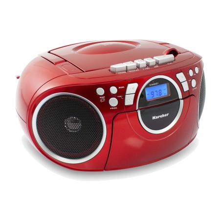 portable radio cassette player with cd and auxiliary input rr 5042