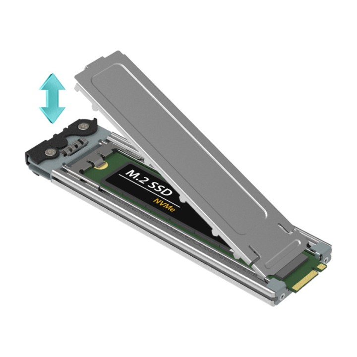 ICY DOCK Scheda PCIe con cassetti rimovibili per 2 SSD M.2