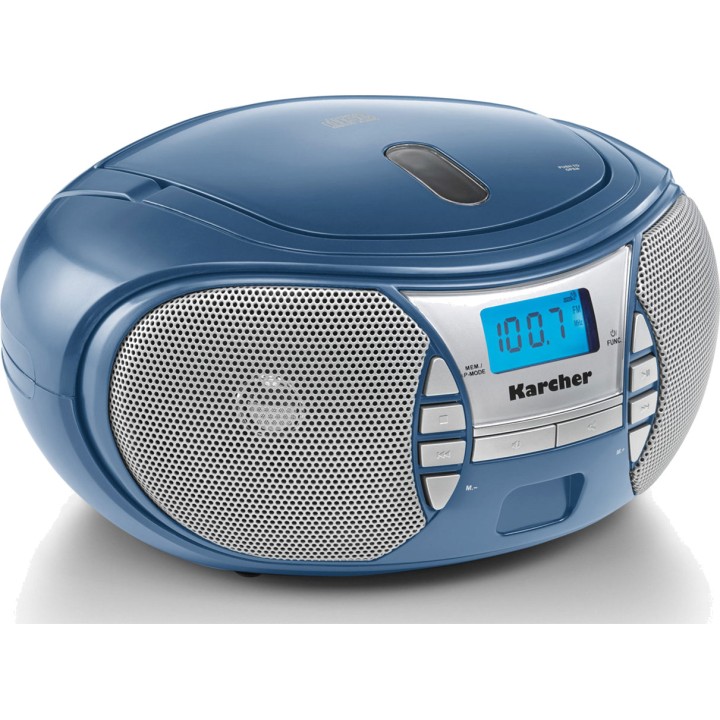 KARCHER AUDIO Portable radio with CD and auxiliary input RR