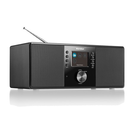 radio stereo digitale fm con telecomando e doppia sveglia dab 5000+