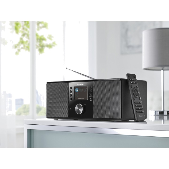 KARCHER AUDIO Radio stéréo numérique FM avec télécommande et