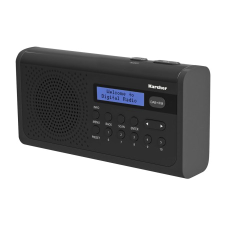 radio digitale fm portatile con funzione sveglia dab 2405