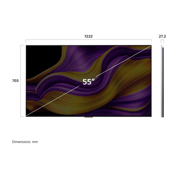 LG Téléviseur OLED connecté TV 4K EVO G5 OLED55G57LW 55"