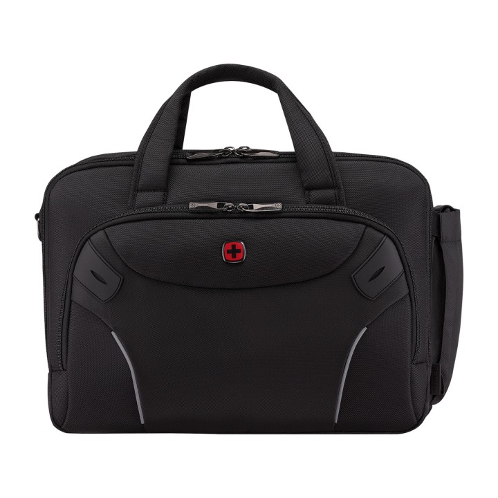 WENGER Laptop Briefcase with Trolley Strap COSMIC-BRIEF
