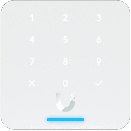 lector de control de acceso nfc con teclado unifi access reader-flex g3