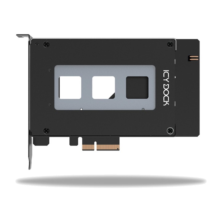 ICY DOCK Rack rimovibile per SSD NVMe U.2 e U.3 in uno slot