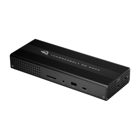 estación de acoplamiento para portátil con fuente de alimentación integrada thunderbolt-go-dock