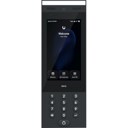 citofono di accesso con touchscreen e telecamera unifi access g3-intercom