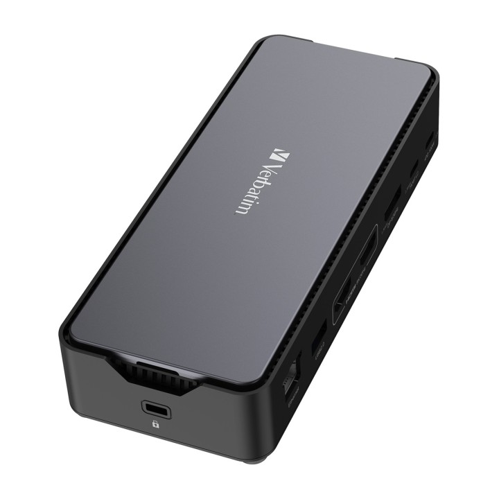 VERBATIM USB-C docking station for laptop with enclosure SSD