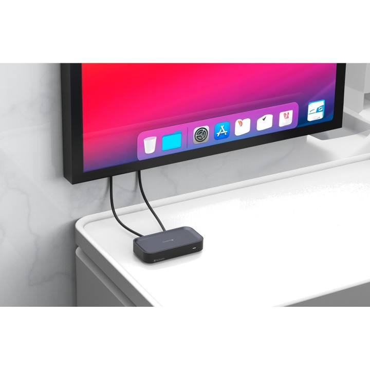 VERBATIM Wireless Wi-Fi docking station with HDMI and VGA