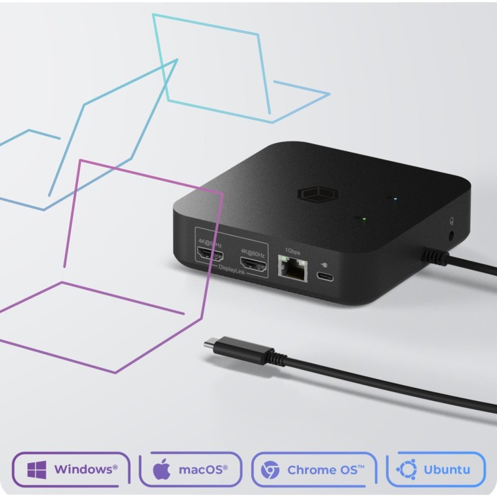 ICY BOX Docking station USB-C con tre uscite HDMI