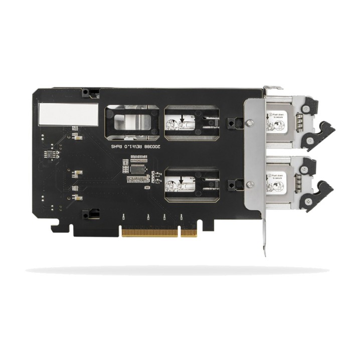 ICY DOCK PCIe-Karte mit herausnehmbaren Einschüben für 2
