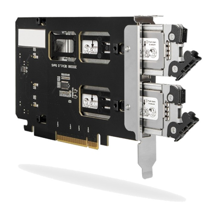 ICY DOCK PCIe-Karte mit herausnehmbaren Einschüben für 2
