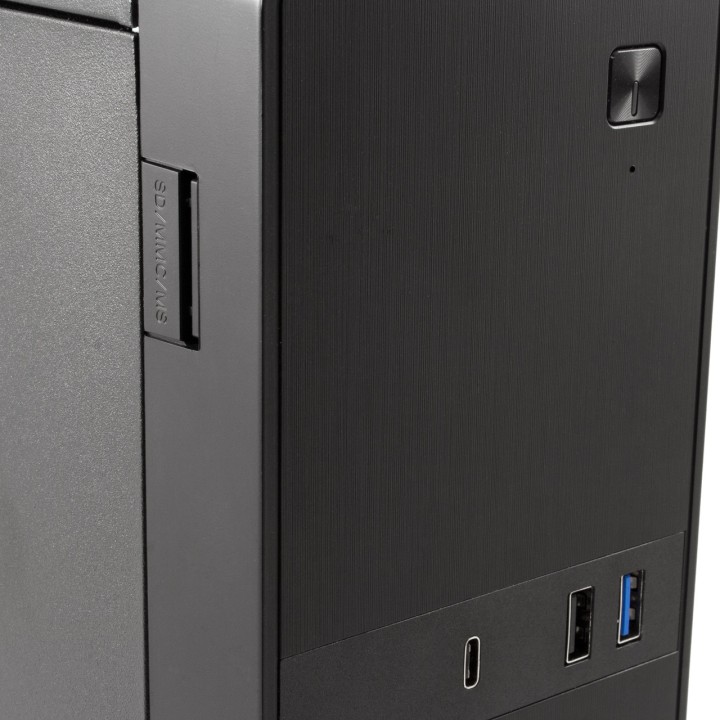 COOLBOX Slim-tietokonekotelo USB-C:llä, SFX-virtalähteellä