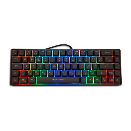 compact gaming keyboard with rgb lighting tm065 65%