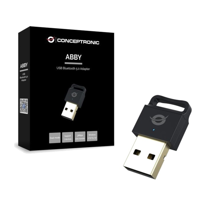 CONCEPTRONIC Adattatore Bluetooth Nano USB ABBY06B 5.0 20 M