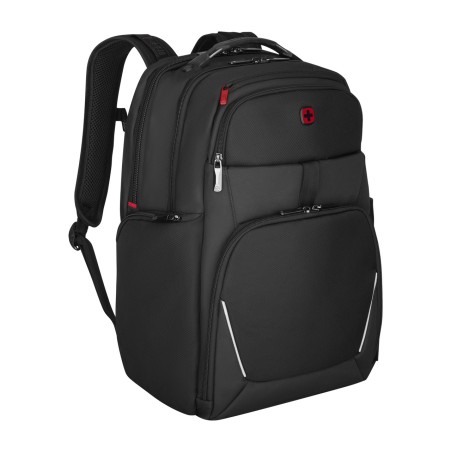 mochila para portátil con cinturón y correa trolley meteor-30l