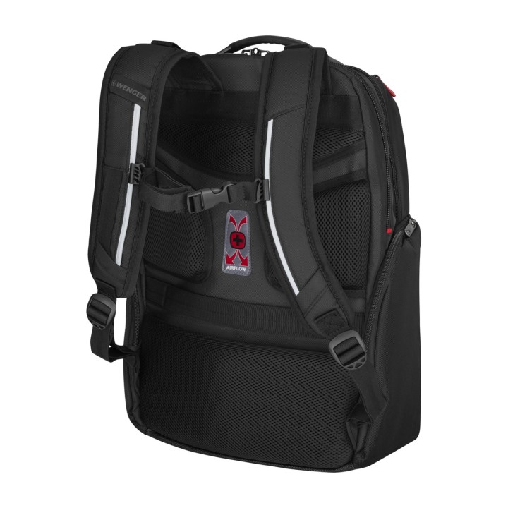 WENGER Mochila para portátil con cinturón y correa trolley